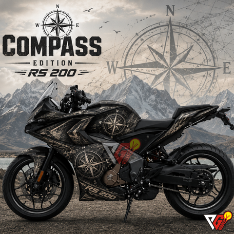 Bajaj Pulsar RS200 - Compass Edition Wrap