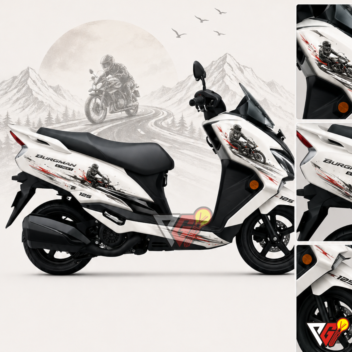 Suzuki Burgman Graphics Kit