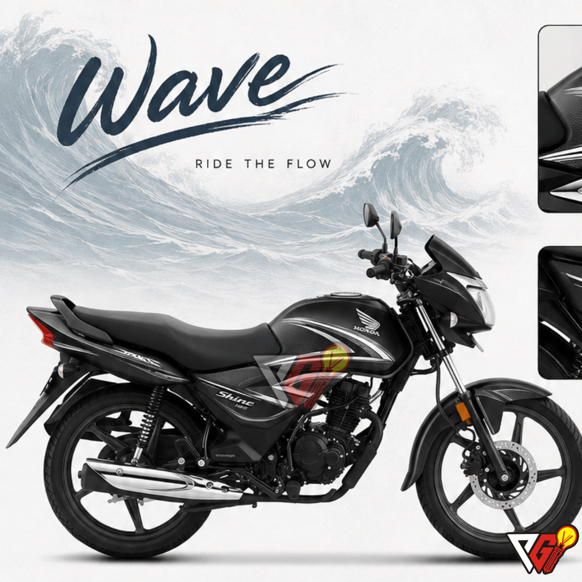 Honda Shine 125 - Wave Edition Wrap