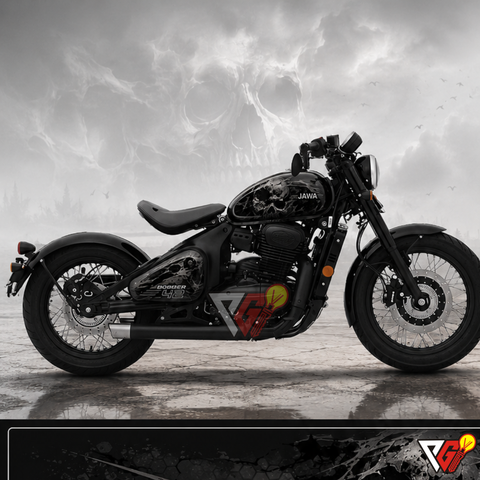 Jawa 42 Bobber - Skull Storm Wrap