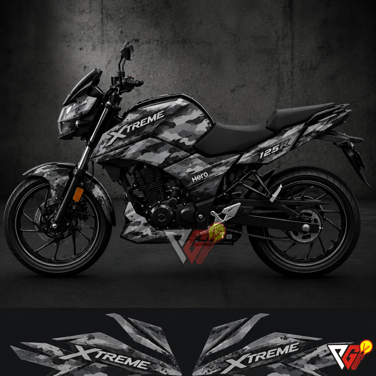 Hero Xtreme 125R - Urban Camo Wrap