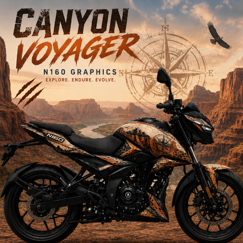 Bajaj Pulsar N160 - Canyon Voyager Wrap