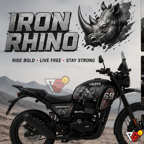 Yezdi Adventure - Iron Rhino Wrap