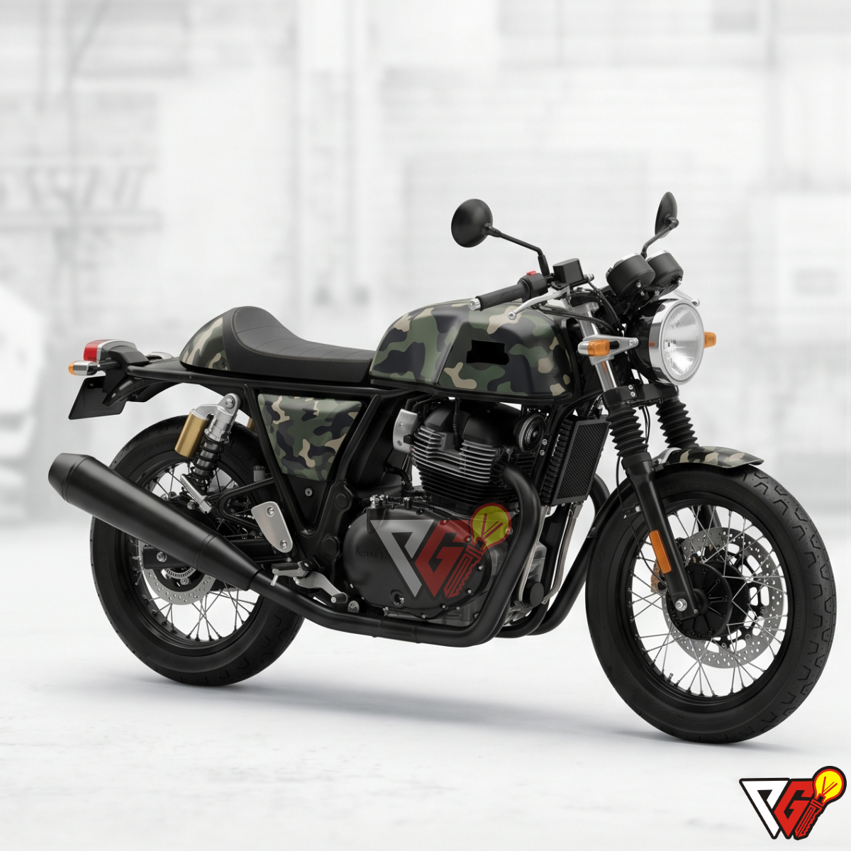 Royal Enfield GT 650 - Classic Camo Wrap