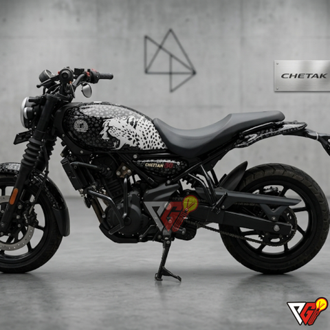 Royal Enfield Hunter 350 - Snow Leopard Wrap
