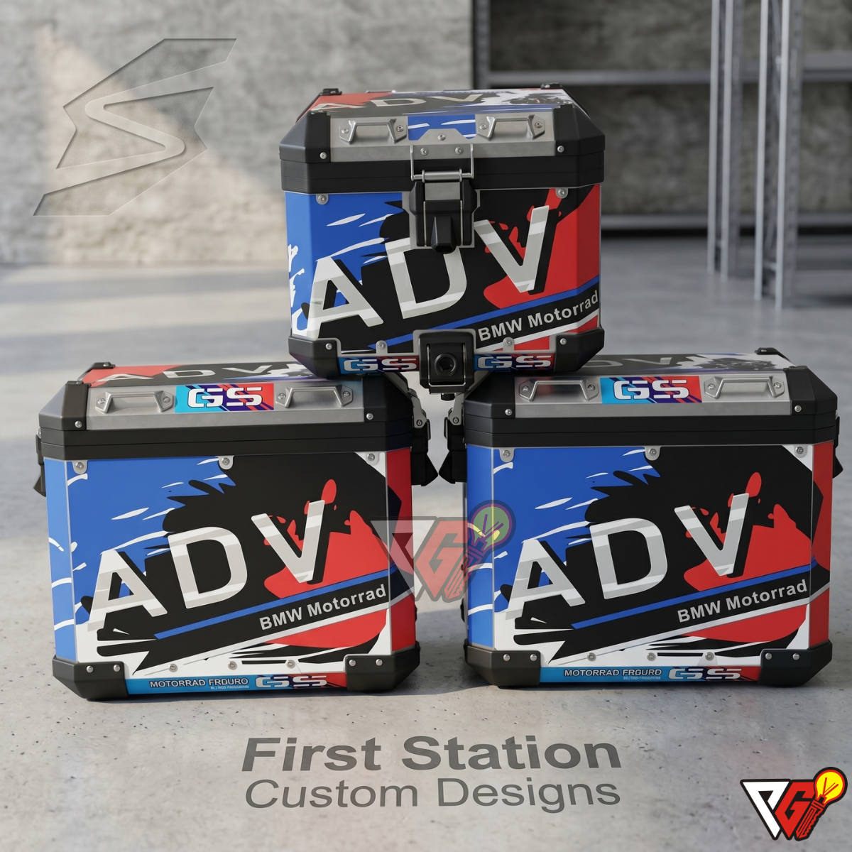 BMW ADV - Splash Wrap (Blue/Red)
