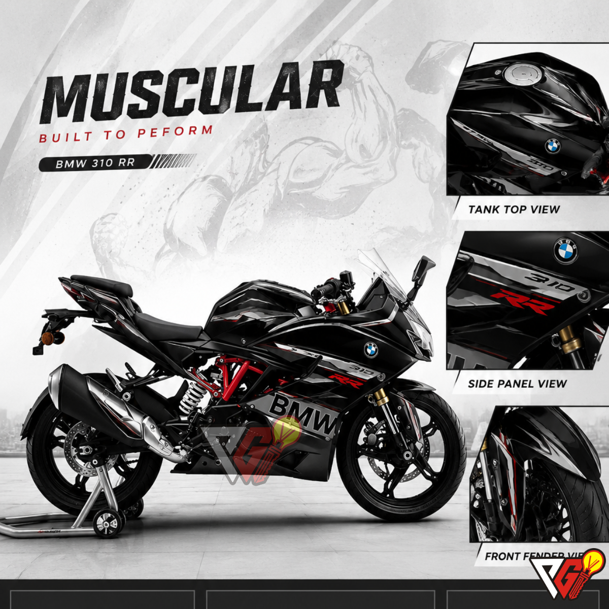 BMW RR310 - Muscular Wrap