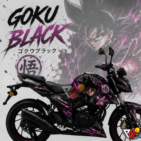 TVS Apache RTR 160 4V - Saiyan Black Wrap