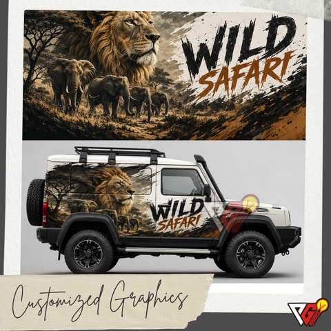 Mahindra Thar Roxx - Wild Safari Wrap