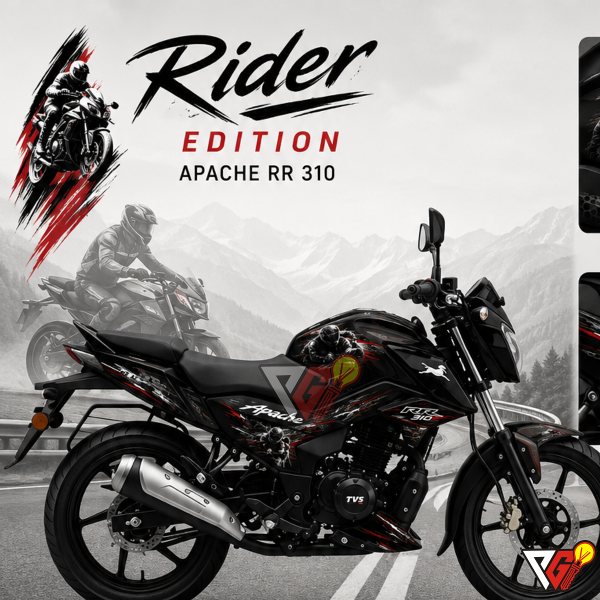 TVS Apache RR 310 - Rider Edition Wrap