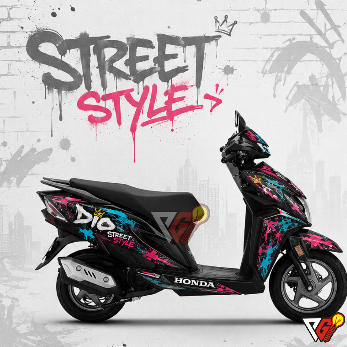 Honda Dio - Street Style Wrap