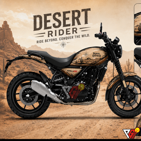 Royal Enfield Guerrilla 450 - Desert Rider Wrap
