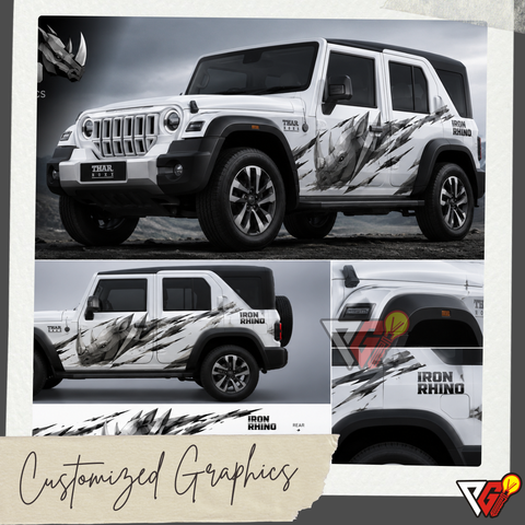 Mahindra Thar Roxx - Iron Rhino Wrap