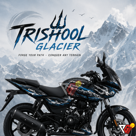 Bajaj Pulsar 220 - Trishool Glacier Wrap