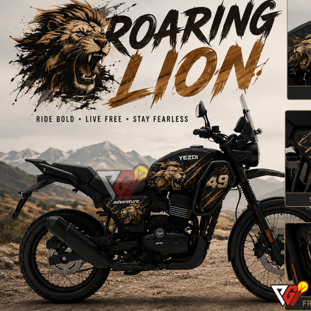 Yezdi Adventure Graphics Kit