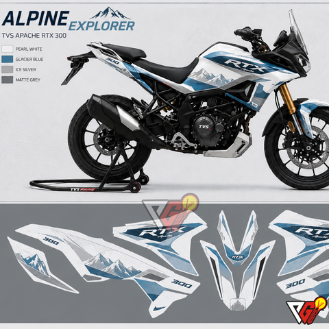 TVS Apache RTX 300 - Alpine Explorer Wrap