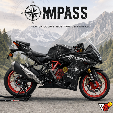 TVS Apache RR 310 - Compass Black Wrap