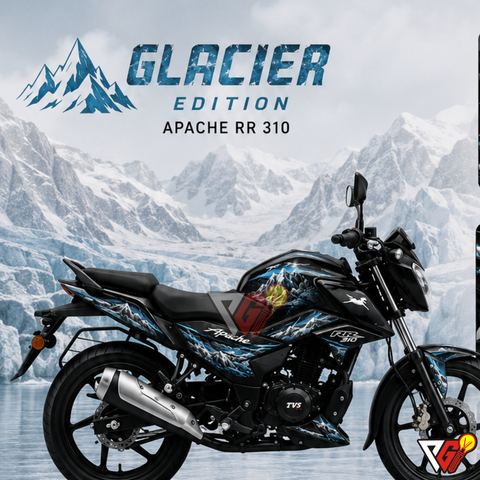 TVS Apache RR 310 - Glacier Ice Edition Wrap