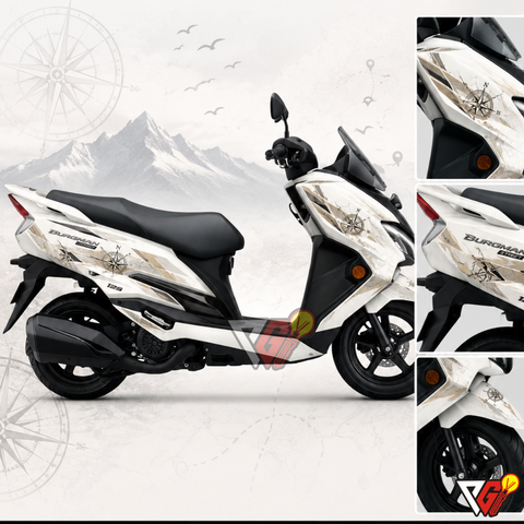 Suzuki Burgman Street EX - Compass Terrain Wrap