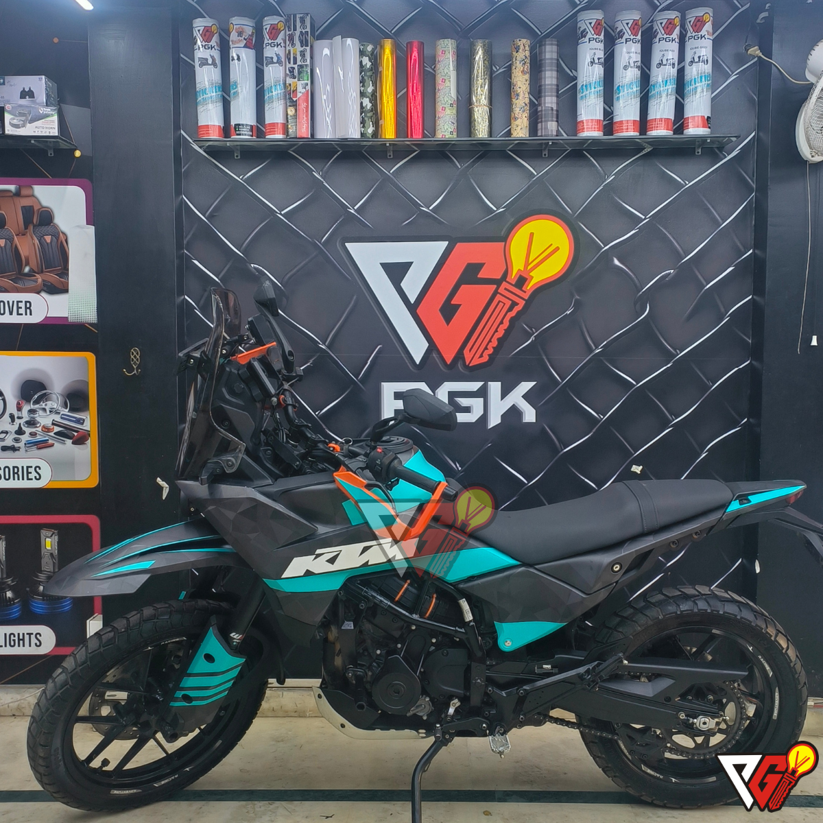 KTM 390 Adventure - Teal Stock Wrap