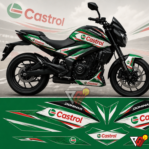 Bajaj Dominar - Castrol Racing Edition Wrap