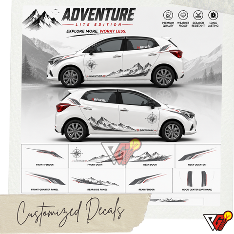 Hyundai i20 - Adventure Lite Decal