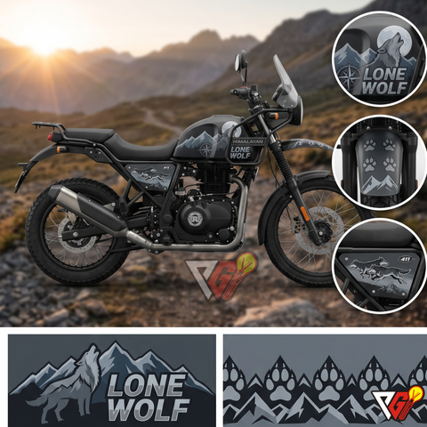 Royal Enfield Himalayan 411 - Lone Wolf Wrap