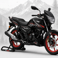 TVS Apache RTR 160 - Mountain Black Wrap