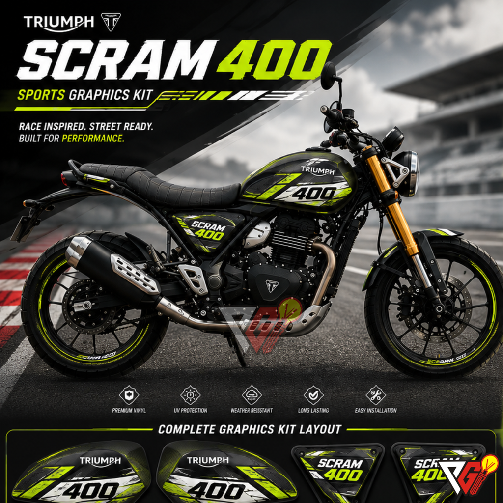 Triumph Scrambler 400X - Sports Wrap