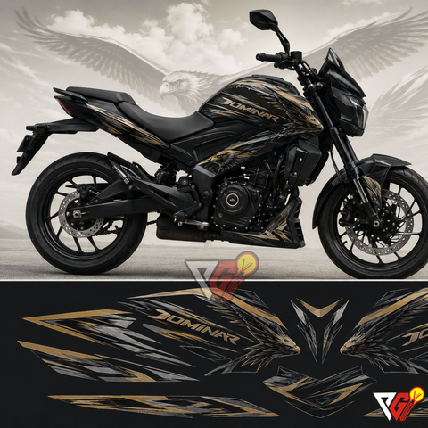 Bajaj Dominar - Golden Eagle Wrap
