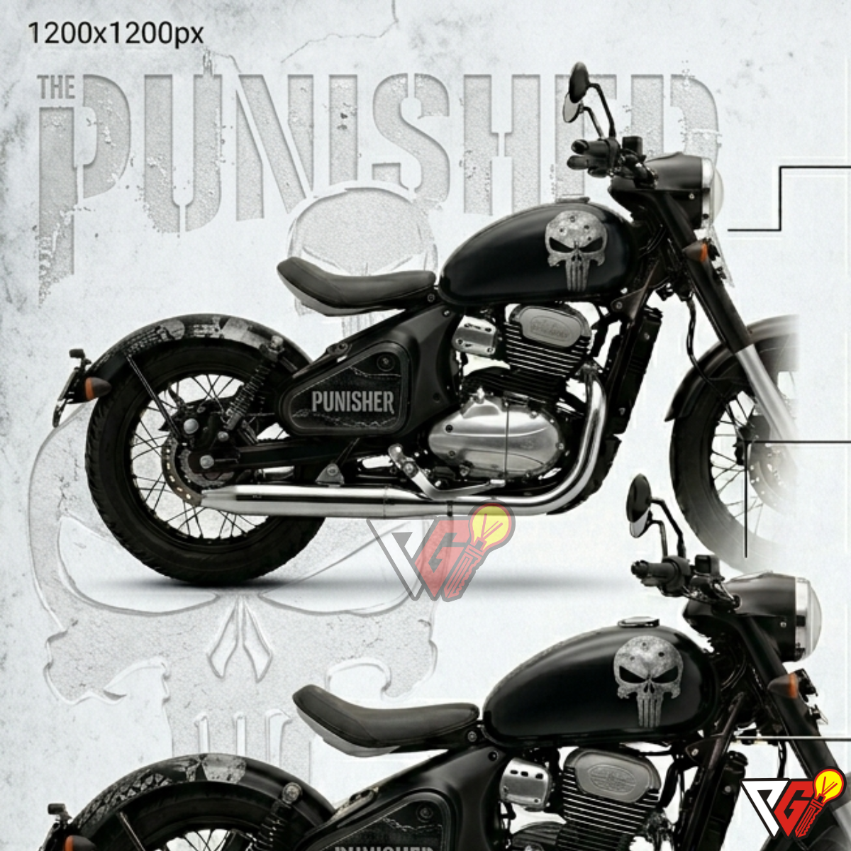 Jawa 42 Bobber - Punisher Wrap