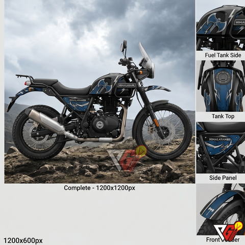 Royal Enfield Himalayan 411 - Viking Axe Wrap