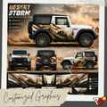 Mahindra Thar - Desert Storm Silhouette Wrap