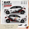 Hyundai i20 - Black Grunge Wrap