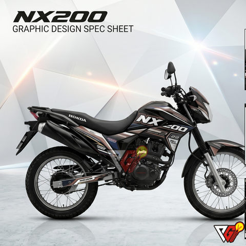 Honda NX200 - Rally Spec Edition Wrap
