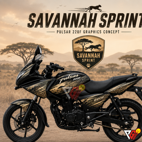 Bajaj Pulsar 220 - Savannah Sprint Wrap