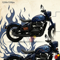 Jawa 42 Bobber - Ghost Rider Wrap