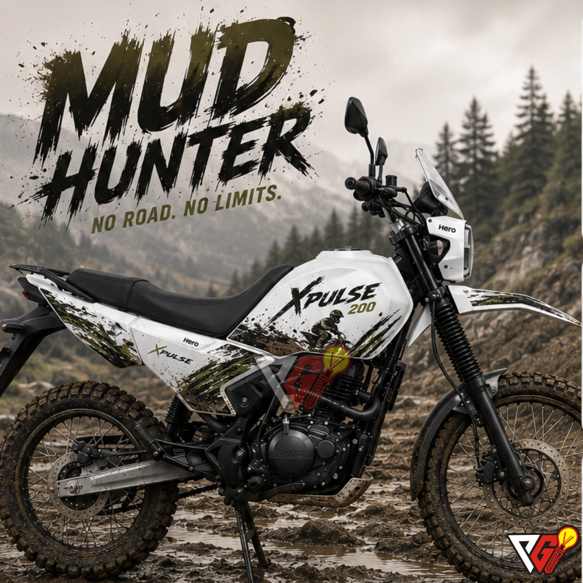 Hero Xpulse 200 Graphics Kit
