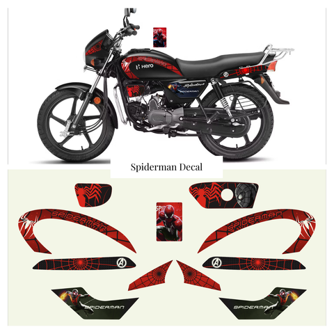Hero Splendor - Web Slinger Decal Wrap