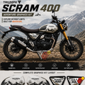 Triumph Scrambler 400X - Adventure White Wrap