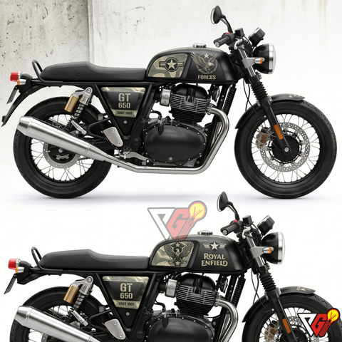 Royal Enfield GT 650 - Forces Star Camo Wrap