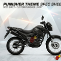 Honda NX200 - Punisher Carbon Edition Wrap
