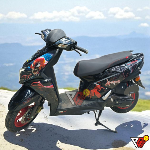 TVS Ntorq 125 - Web Slinger Symbiote Wrap