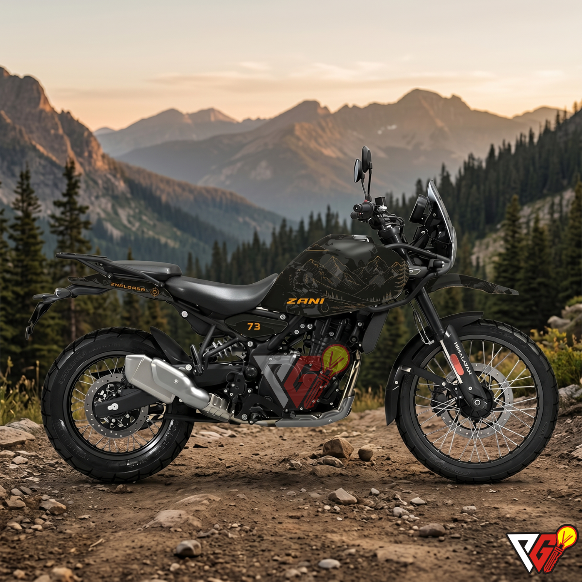 Himalayan 450 Graphics Kit