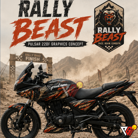 Bajaj Pulsar 220 - Rally Beast Wrap