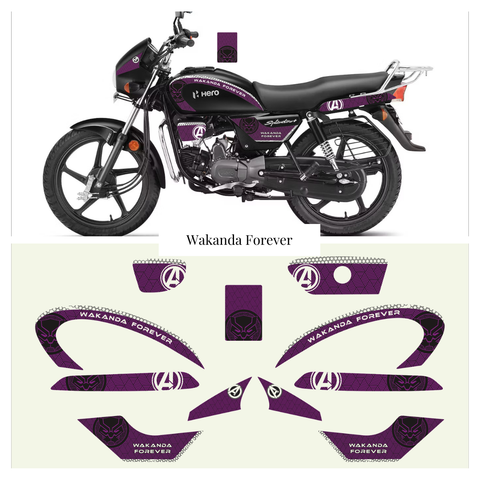 Hero Splendor - Panther Nation Decal Wrap