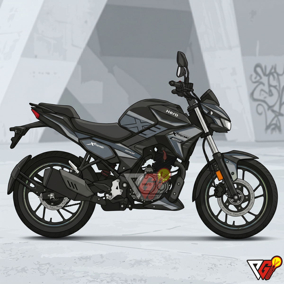 Hero Xtreme 125T - Stealth Sport Wrap