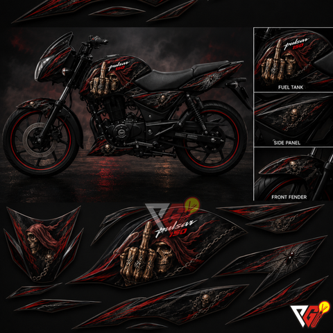 Bajaj Pulsar 150 - Grim Reaper Wrap