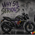 TVS Apache RTR 160 4V - Why So Serious Wrap