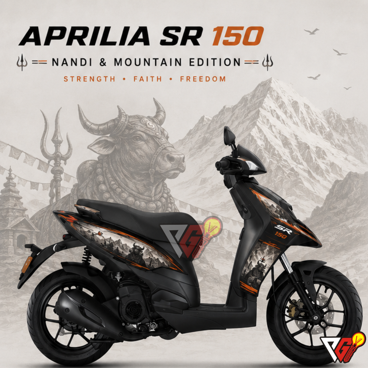 Aprilia SR150 - Nandi & Mountain Edition Wrap